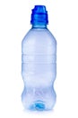 Plastic bottle of still healthy water isolated on white background Royalty Free Stock Photo