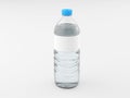 Plastic bottle of water with blank label isolated on white background Royalty Free Stock Photo