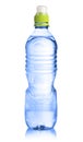 Plastic bottle of water isolated on white Royalty Free Stock Photo