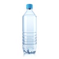 Plastic bottle with water