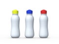 Plastic bottle white packgage