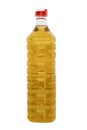 A plastic bottle of Wine vinegar. It is the result of two successive fermentation, alcoholic fermentation and acetic fermentation