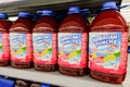 Plastic bottles of Hawaiian punch fruit juicy red beverage for sale