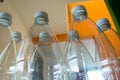 Plastic bottles PET, reuse, recycle and stop pollution Royalty Free Stock Photo