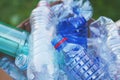 Plastic bottles, recycle waste management Royalty Free Stock Photo