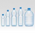 Plastic bottles set