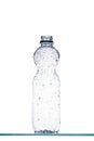 Plastic bottles of water