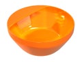 Plastic bowl stainer orange color image Royalty Free Stock Photo