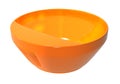 Plastic bowl stainer orange color Royalty Free Stock Photo