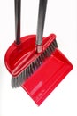 Plastic broom with dustpan