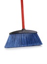 Plastic broom isolated on white background Royalty Free Stock Photo