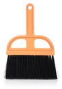 Plastic broom on isolated white background Royalty Free Stock Photo