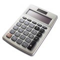 Plastic calculator with large buttons for easy use Royalty Free Stock Photo