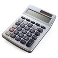 Plastic calculator with large buttons for easy use Royalty Free Stock Photo