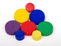 Plastic caps Royalty Free Stock Photo