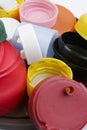 Plastic caps Royalty Free Stock Photo