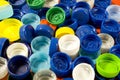 Plastic caps background Royalty Free Stock Photo