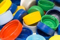 Plastic caps background Royalty Free Stock Photo