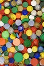 Plastic Caps Background Royalty Free Stock Photo
