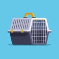 plastic carrier for small animals. Royalty Free Stock Photo