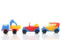 Plastic cars Royalty Free Stock Photo