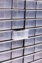 Plastic cells in the small change box Royalty Free Stock Photo