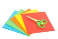 Plastic child scissor Royalty Free Stock Photo