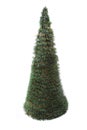 Plastic christmas tree isolated Royalty Free Stock Photo