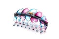 Plastic Claw Hair Clip on White Royalty Free Stock Photo