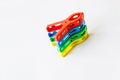 Plastic clip Royalty Free Stock Photo
