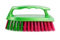 Plastic clothes brush with multicolored bristles Royalty Free Stock Photo