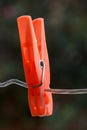 Plastic clothespin Royalty Free Stock Photo