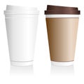 Plastic coffee cup