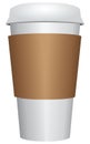 Plastic coffee cup