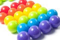 Plastic colored balls