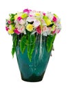 Plastic colorful Flower in vase