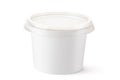 Plastic container for dairy foods