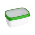 Plastic container for dairy foods Isolated