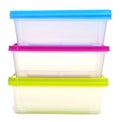 Plastic containers Royalty Free Stock Photo