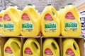 Plastic containers of Mazola Corn Oil Royalty Free Stock Photo