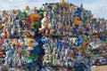 Plastic Containers Ready for Recycling Royalty Free Stock Photo