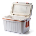 Plastic cooler box with thick insulation Royalty Free Stock Photo