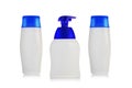 Plastic cosmetics,shampoo Bottles Royalty Free Stock Photo