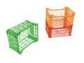 Plastic crates