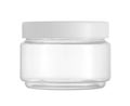 Plastic cream jar cosmetic packaging