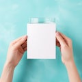 Innovative Page Design: Translucent Water Style Card In Jar