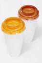 Plastic cups Royalty Free Stock Photo