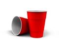 Plastic Cups Royalty Free Stock Photo