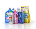Plastic detergent bottles and washing powder