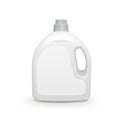 Plastic detergent container Royalty Free Stock Photo